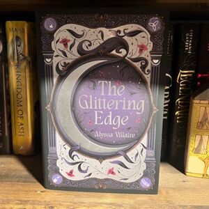 Fairyloot The Glittering Edge by Alyssa Villaire — Purple Hardcover Fantasy Book